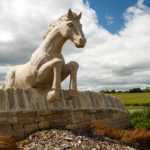 Horse statue outside Mercure Wetherby Hotel